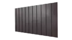 Профнастил С8 2000x1200x0,4 мм, RAL 8017 шоколадно-коричневый глянцевый